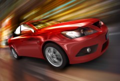 Voiture en mouvement