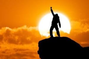 Homme sur la montagne